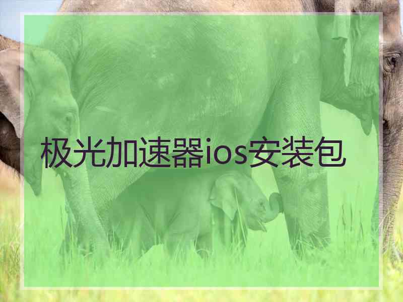 极光加速器ios安装包