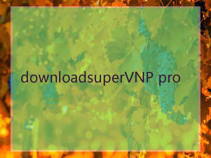 downloadsuperVNP pro