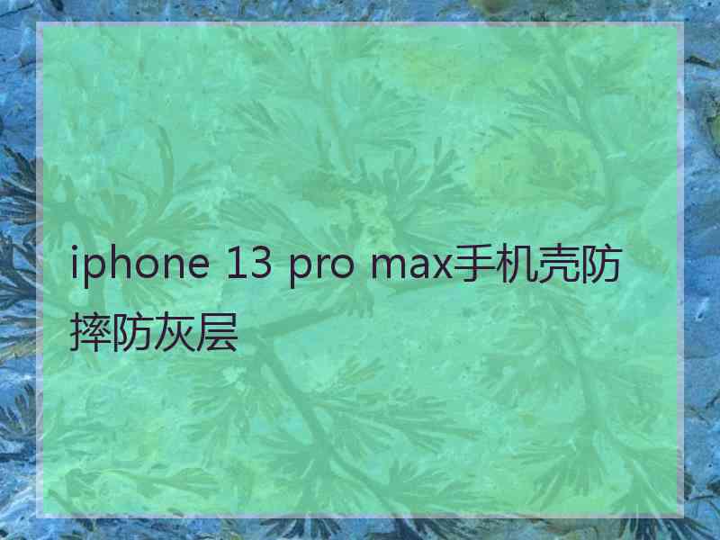 iphone 13 pro max手机壳防摔防灰层