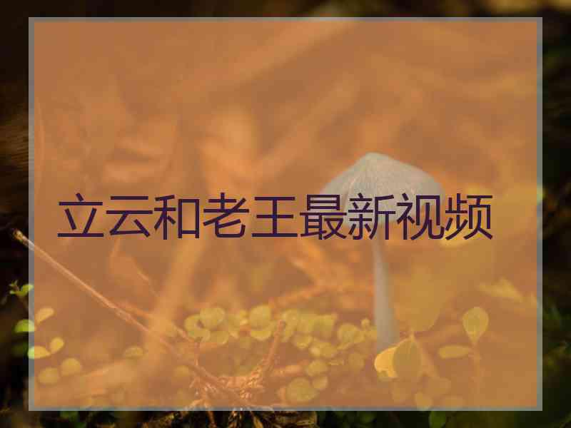 立云和老王最新视频