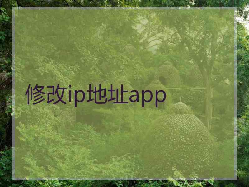 修改ip地址app