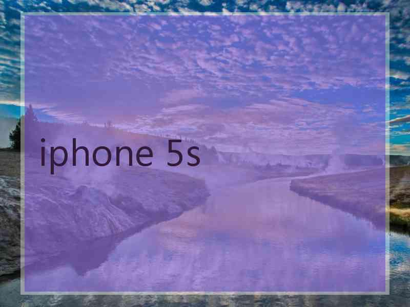 iphone 5s