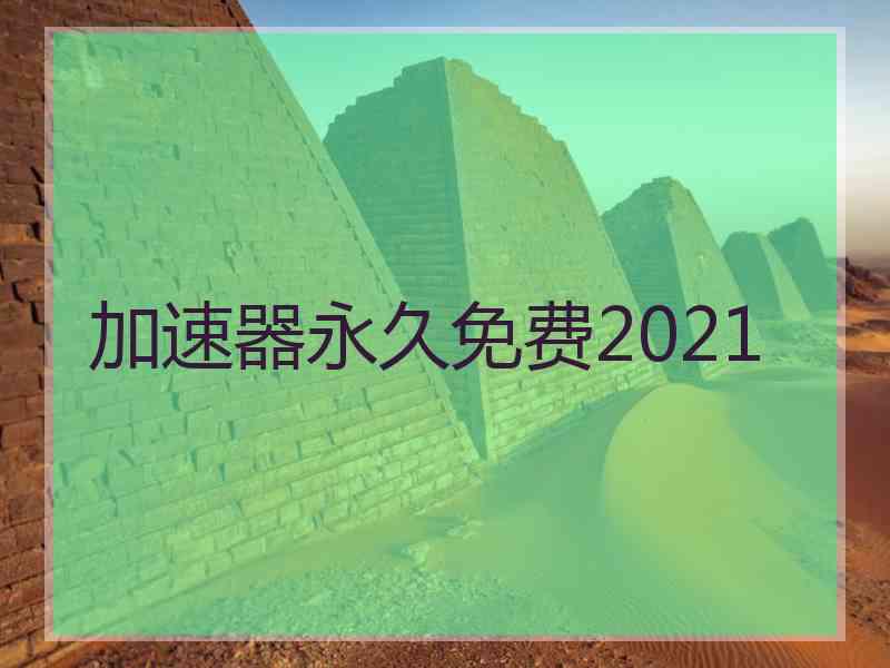 加速器永久免费2021