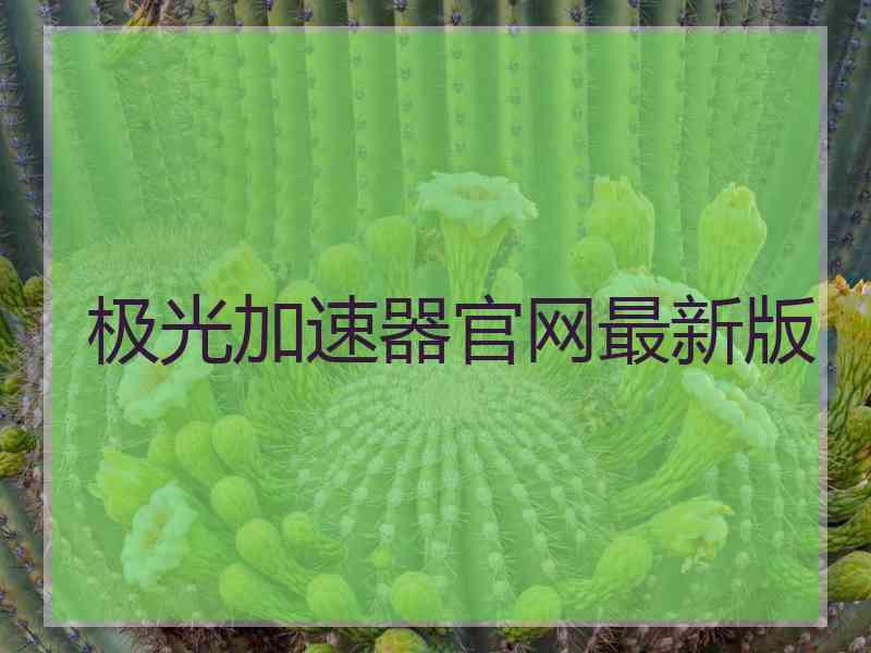 极光加速器官网最新版