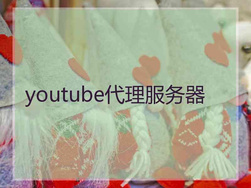 youtube代理服务器