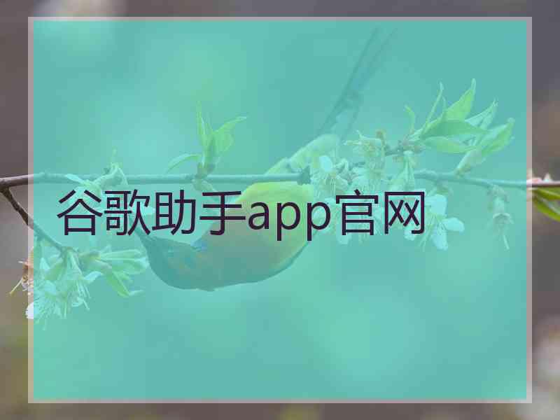 谷歌助手app官网