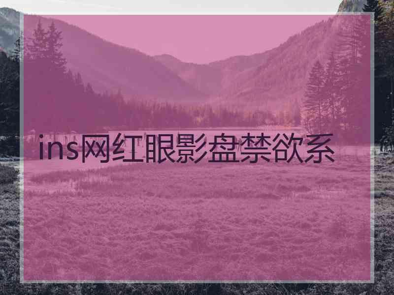 ins网红眼影盘禁欲系