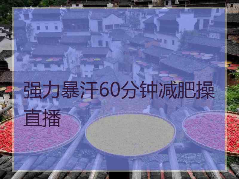 强力暴汗60分钟减肥操直播