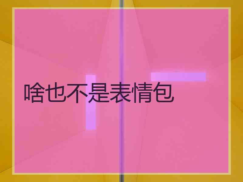 啥也不是表情包