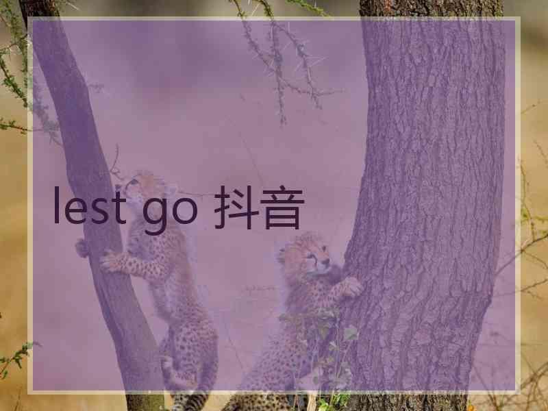 lest go 抖音