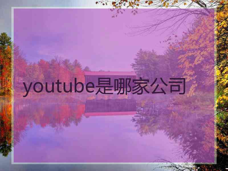 youtube是哪家公司