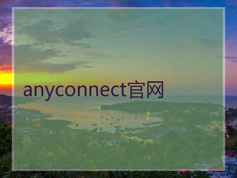 anyconnect官网