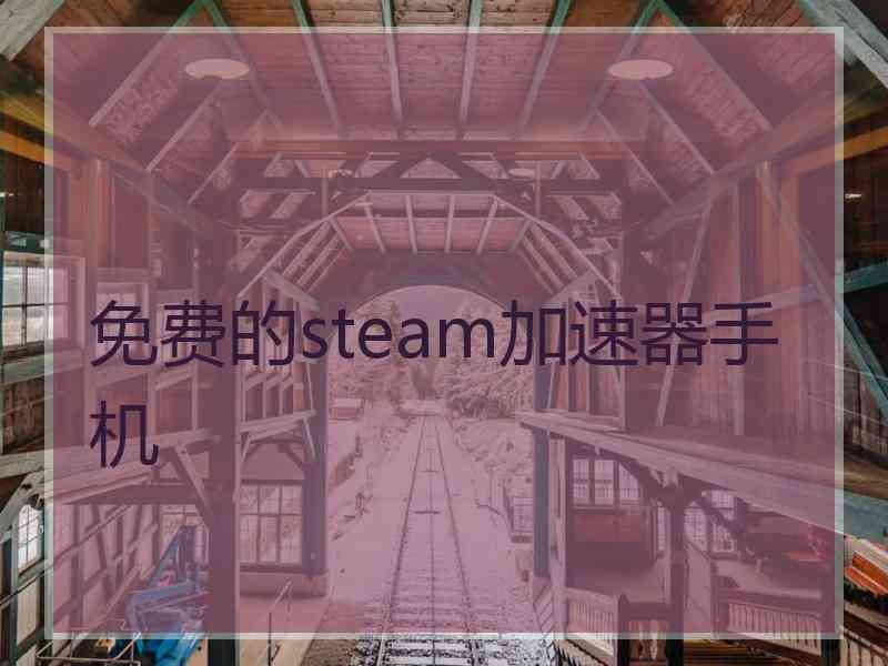 免费的steam加速器手机