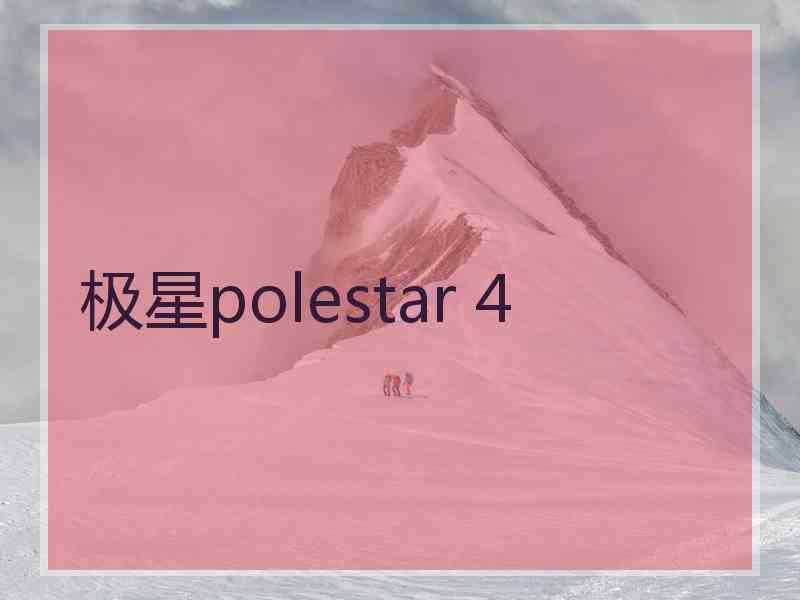 极星polestar 4