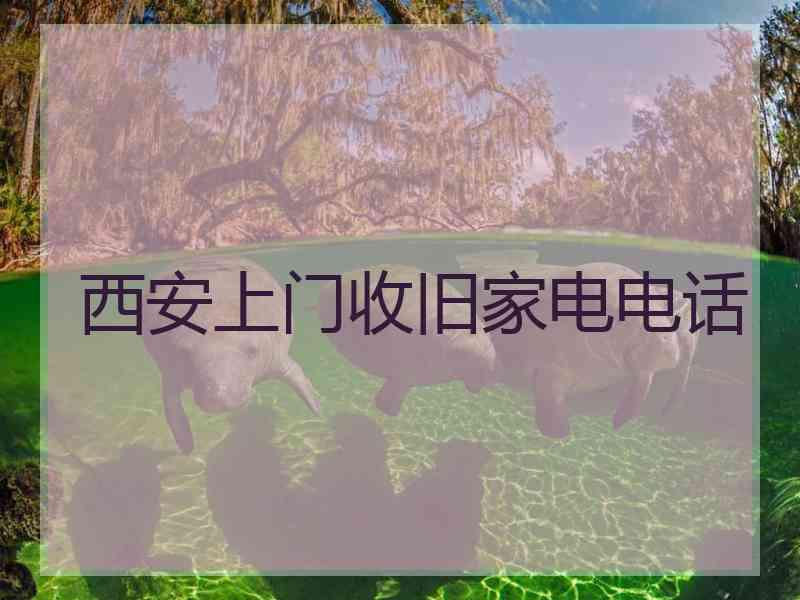 西安上门收旧家电电话