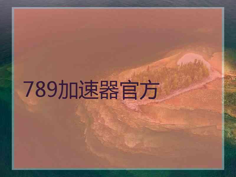 789加速器官方