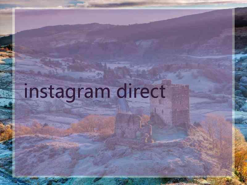 instagram direct