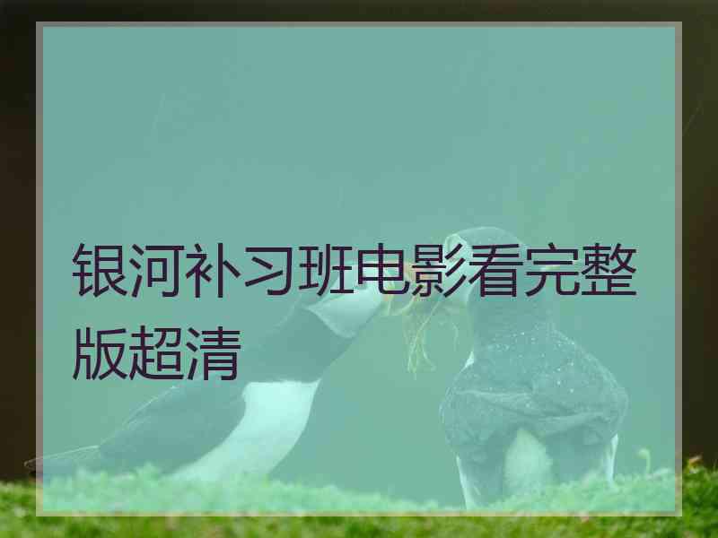 银河补习班电影看完整版超清