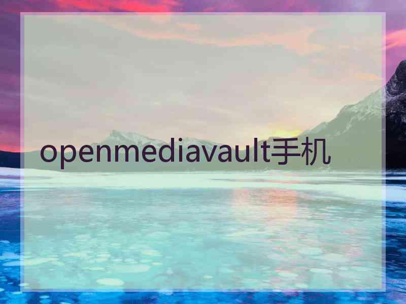 openmediavault手机