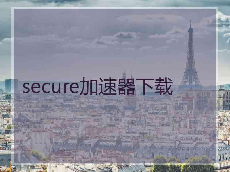 secure加速器下载