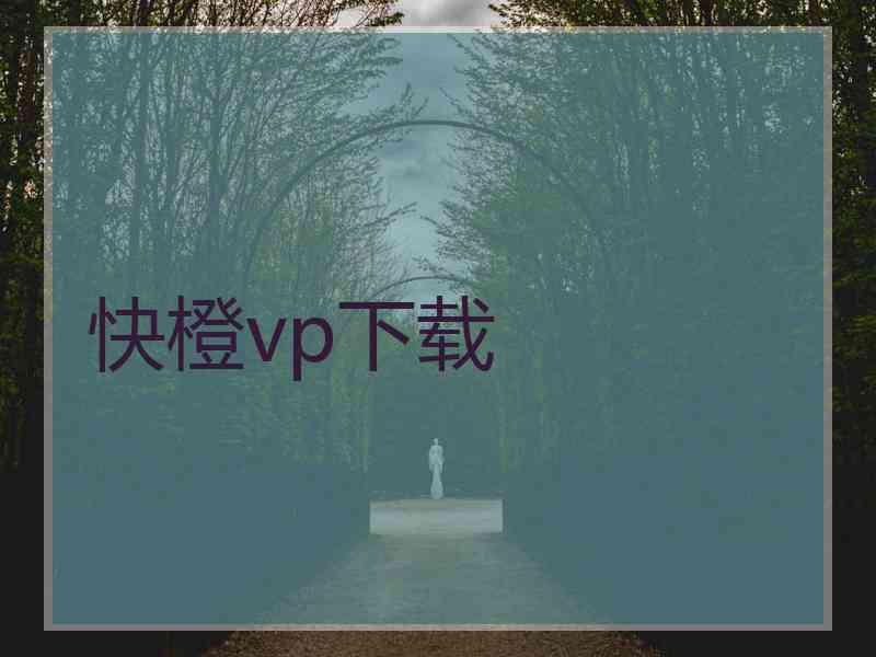 快橙vp下载