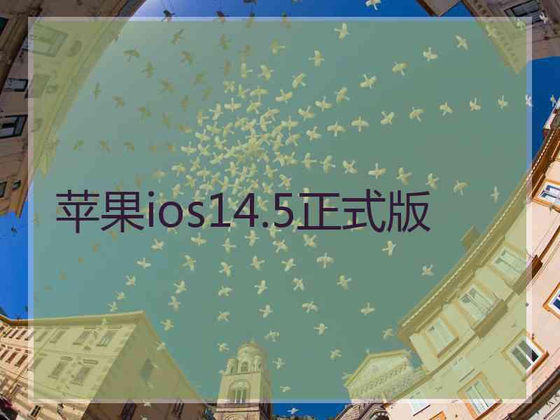 苹果ios14.5正式版