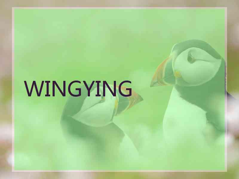 WINGYING