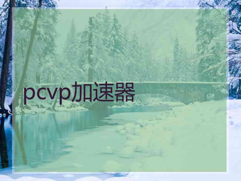 pcvp加速器