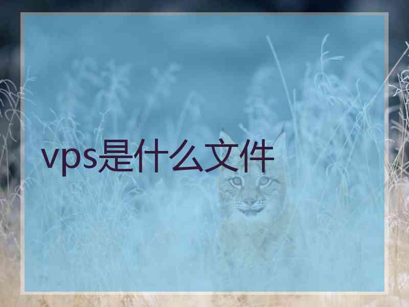 vps是什么文件