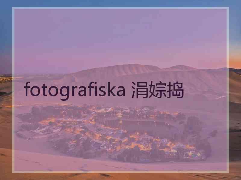 fotografiska 涓婃捣