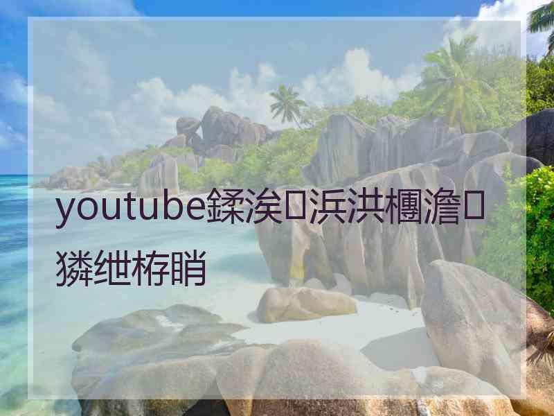 youtube鍒涘浜洪檲澹獜绁栫睄