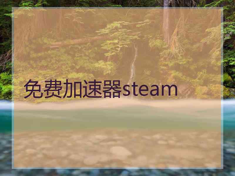 免费加速器steam