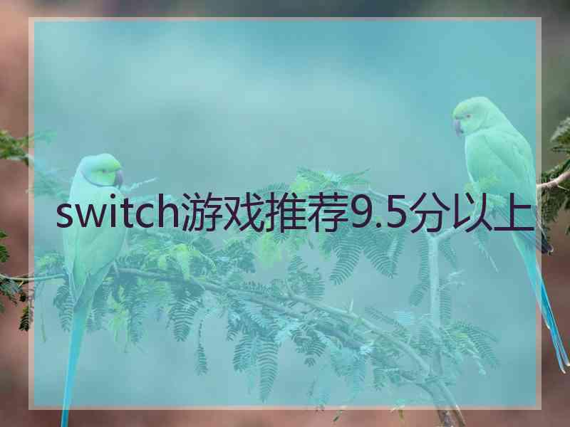 switch游戏推荐9.5分以上