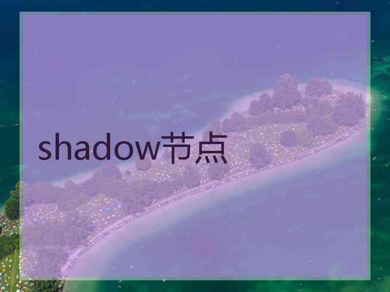 shadow节点