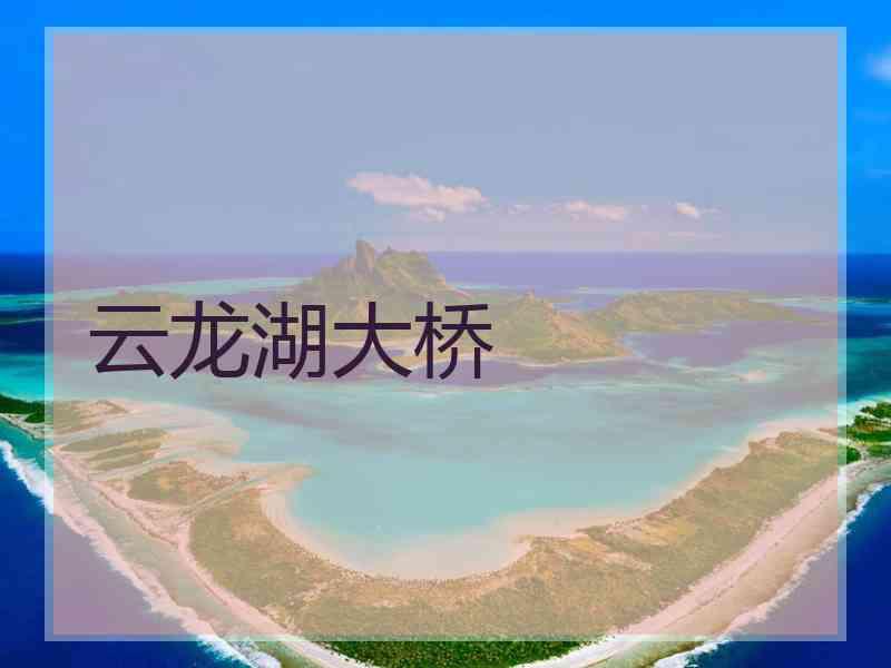 云龙湖大桥