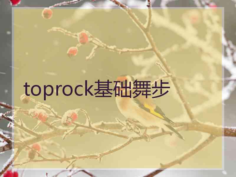 toprock基础舞步