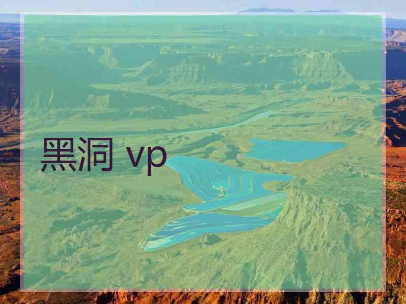 黑洞 vp