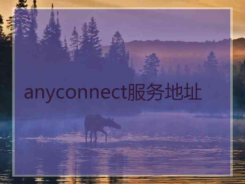 anyconnect服务地址