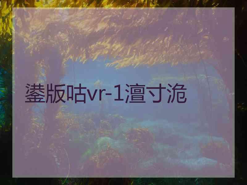 鍙版咕vr-1澶寸洈