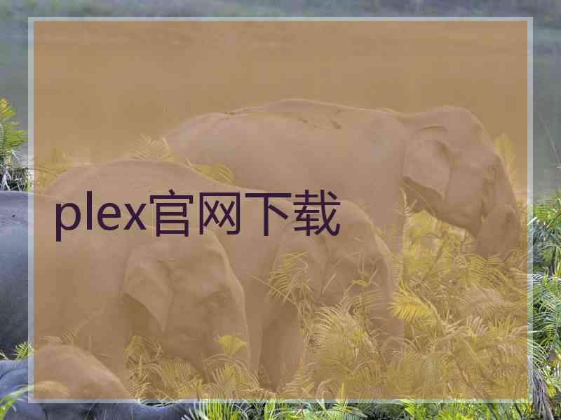 plex官网下载