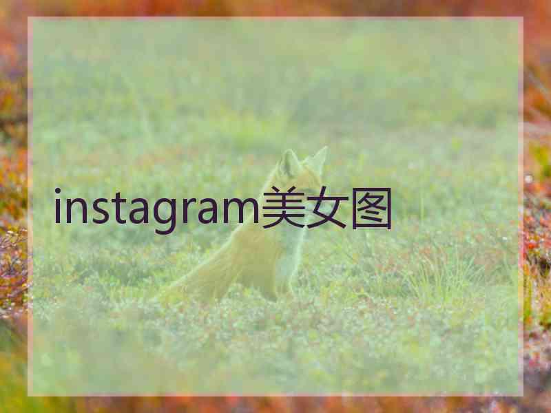 instagram美女图