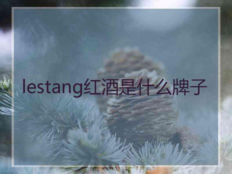 lestang红酒是什么牌子