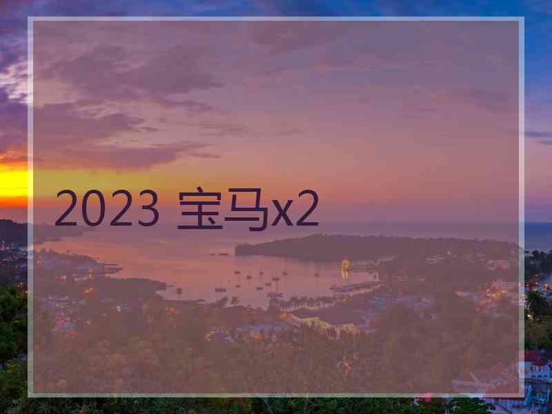 2023 宝马x2