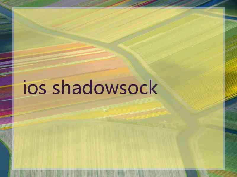 ios shadowsock