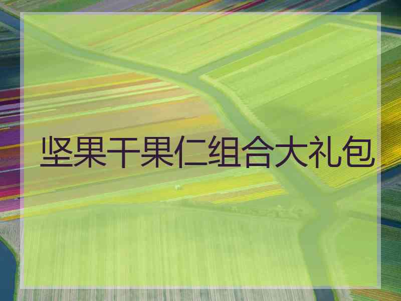 坚果干果仁组合大礼包