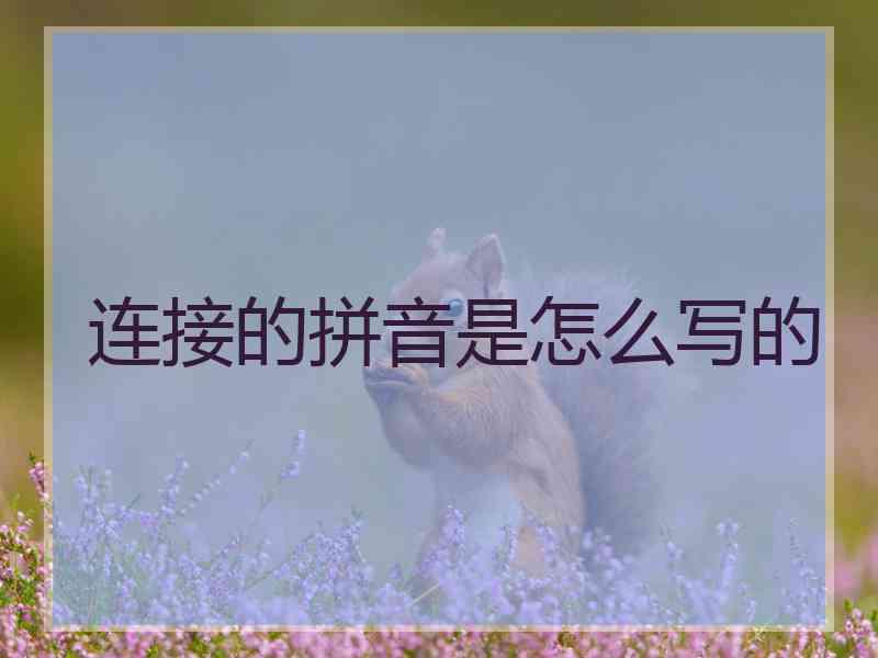 连接的拼音是怎么写的