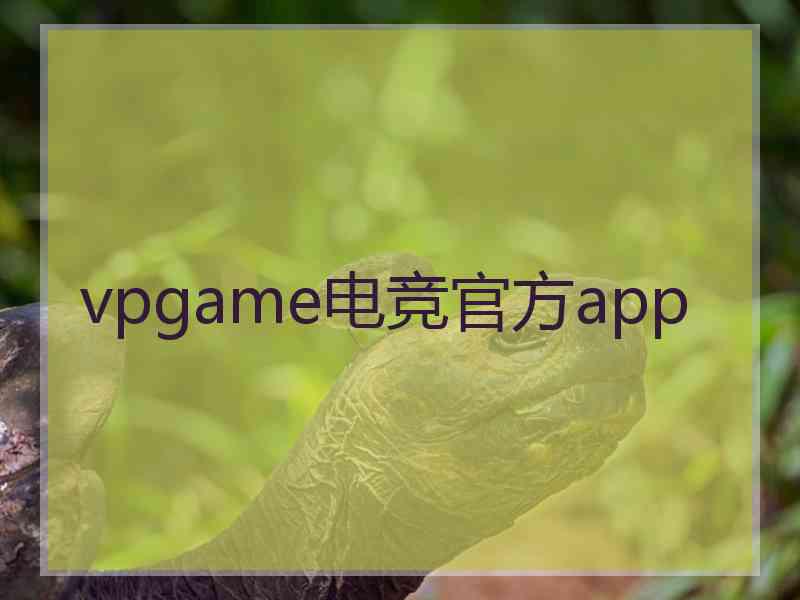 vpgame电竞官方app