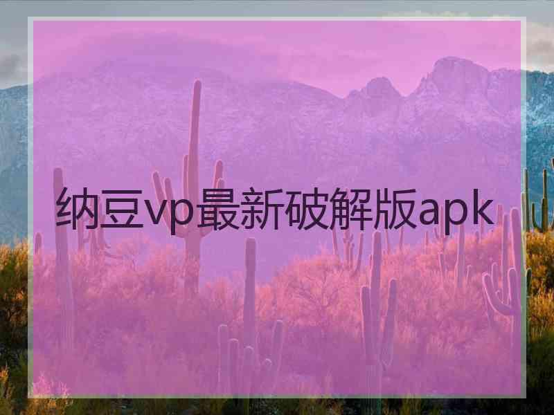 纳豆vp最新破解版apk