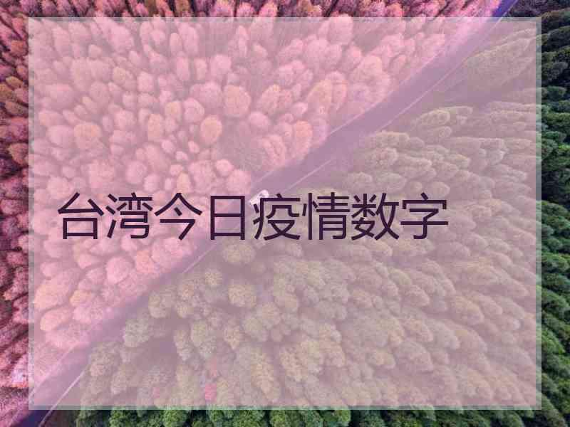 台湾今日疫情数字