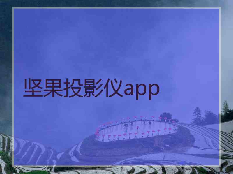 坚果投影仪app